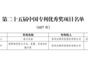 安装日历光峰科技两项发明专利荣获第二十五届中国专利优秀奖