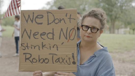特斯拉在得州奥斯汀遭遇抗议活动：反对马斯克Robotaxi计划(🚮)